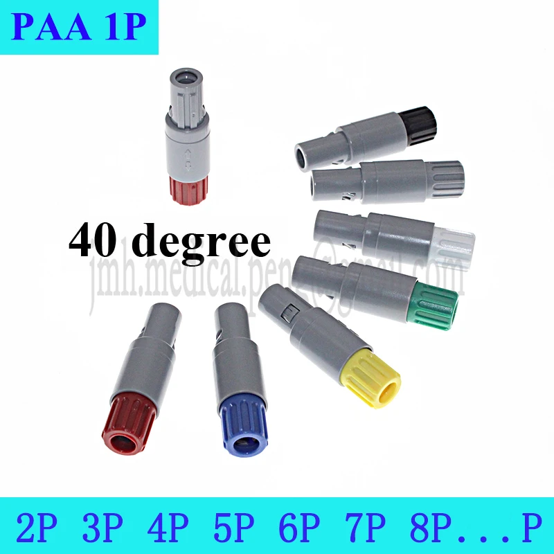 

PAA 1P 2 4 5 6 7 8 9 10 14Pin 40 Degree Two Keyings Push-pull Self-locking Medical Plastic Connector Plug