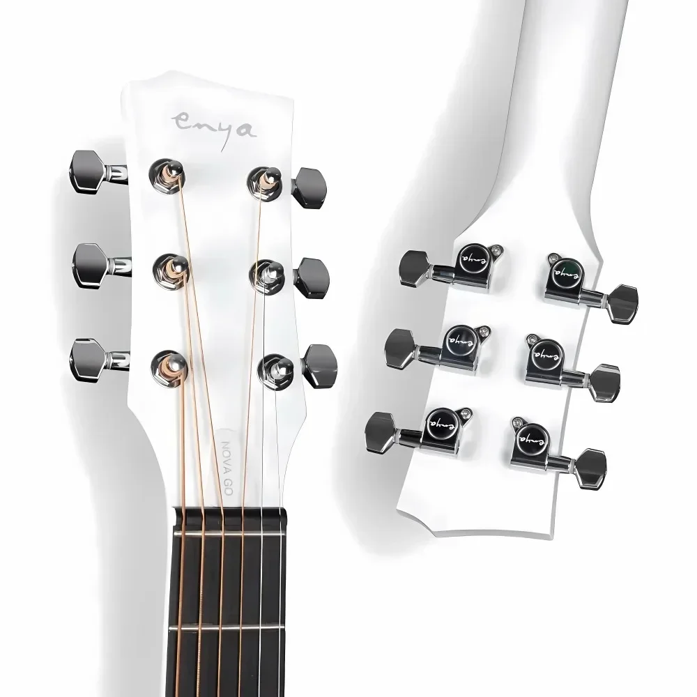 Enya NOVA GO SP1 Electric Guitar 35 Inch Smart Carbon Fiber Acoustic with Pickup Case Strap Cable Travel
