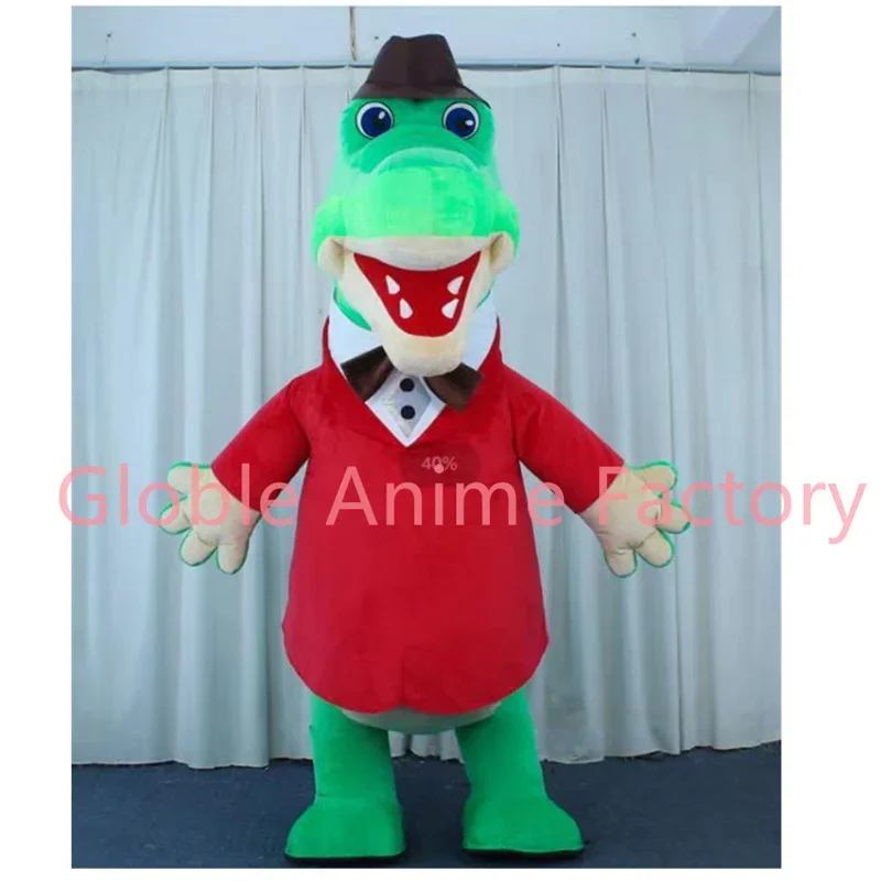 New Character Russia Giant Inflatable Crocodile Mascot Costume Adult Cartoon Funny alligator Gena Cosplay Costume