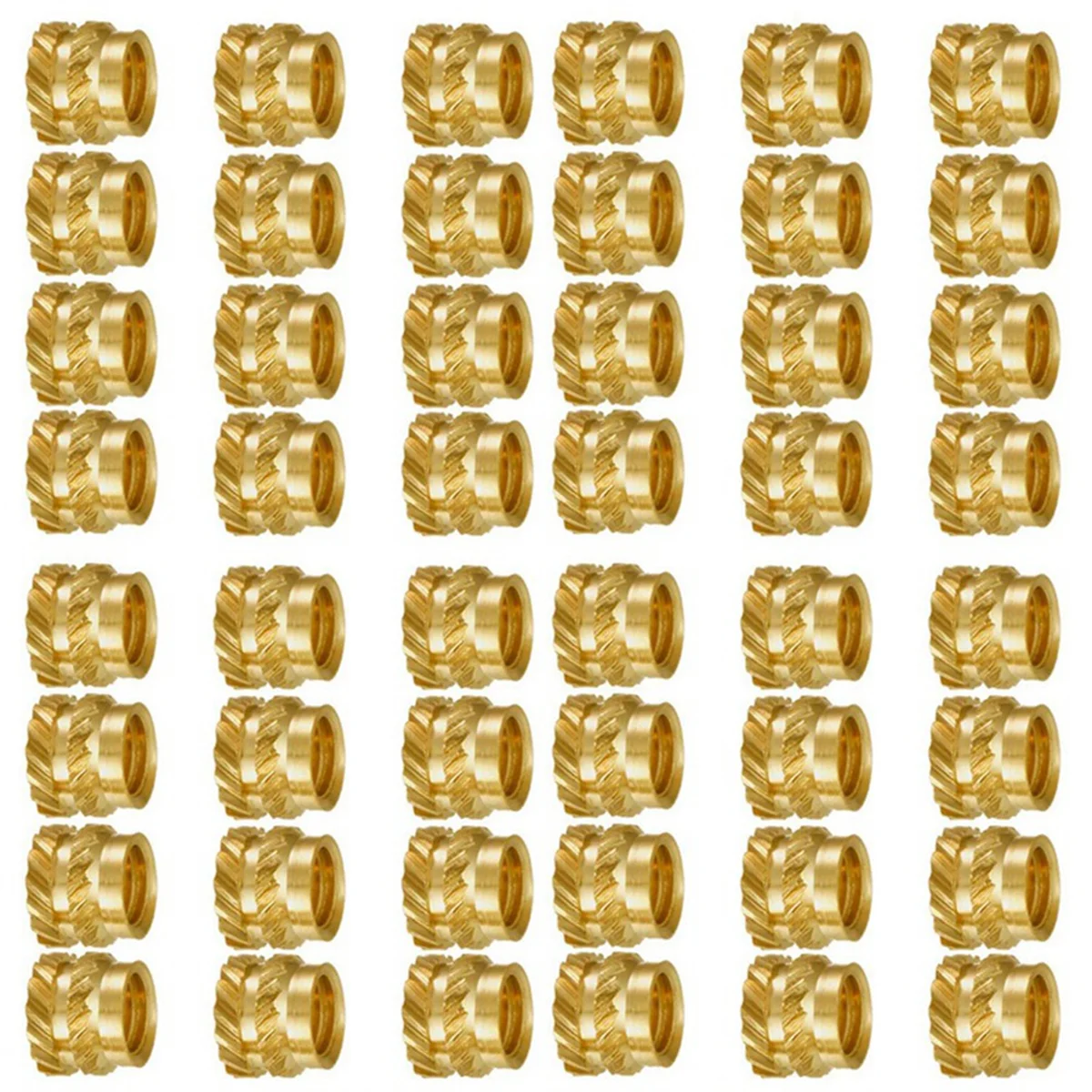FUFU 400Pcs M3 스레드 널링 황동 스레드 히트 세트 히트 인서트 임베디드 너트M3X5X4For 3D 프린터 2.4 등