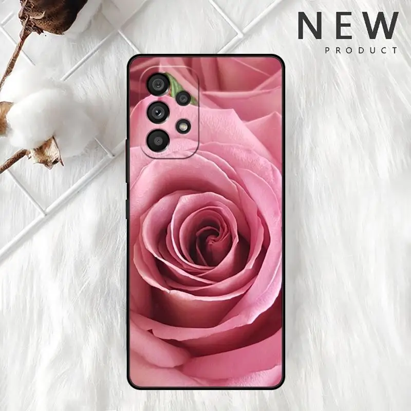 Vibrant Red Rose Design Phone Case Cover