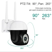 

Vstarcam 3MP IP Camera Security Camera WiFi Wireless Digital Zoom Auto Motion Tracking Color Night Vision Outdoor PTZ Mini Cam