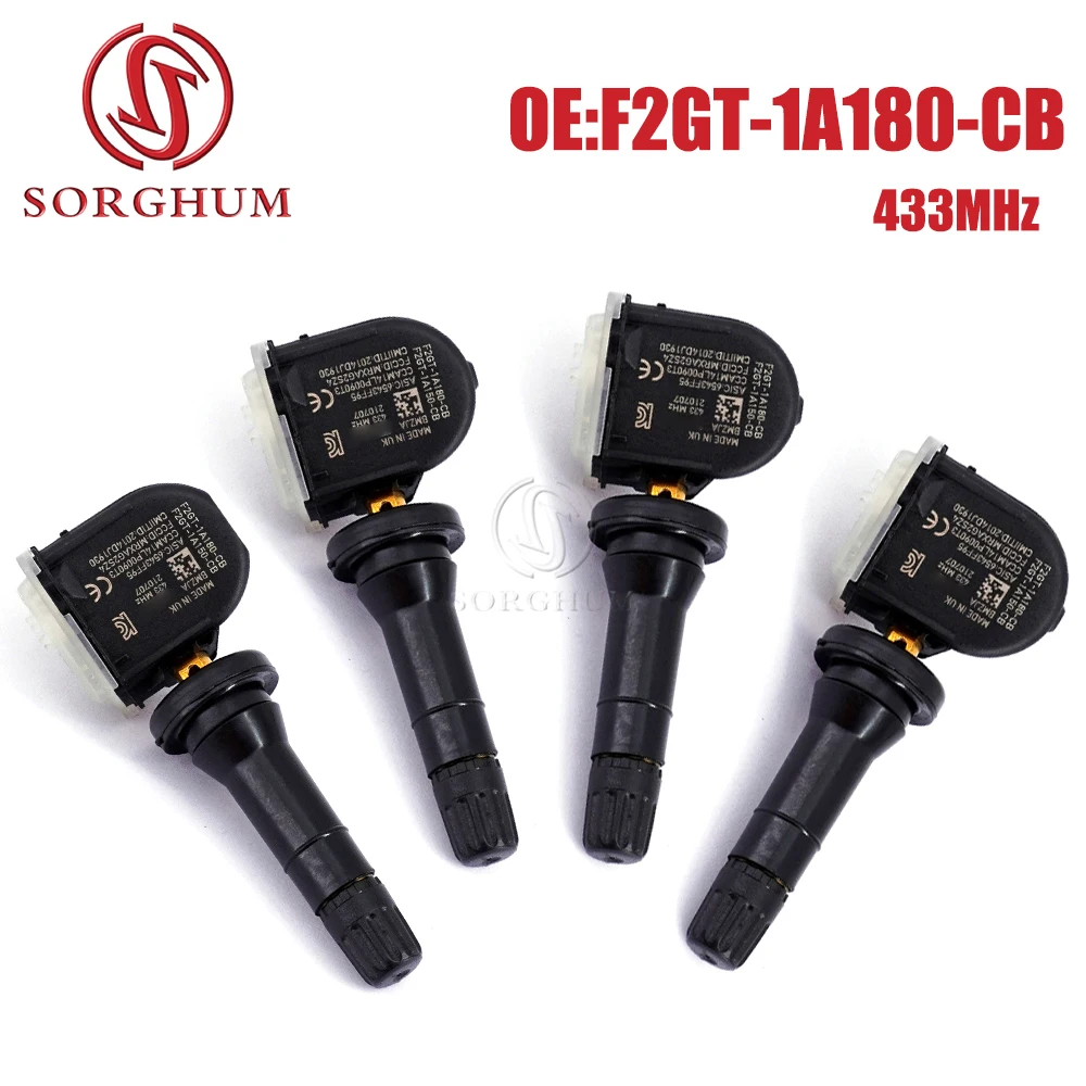 4 шт., датчик давления в шинах, 433 МГц