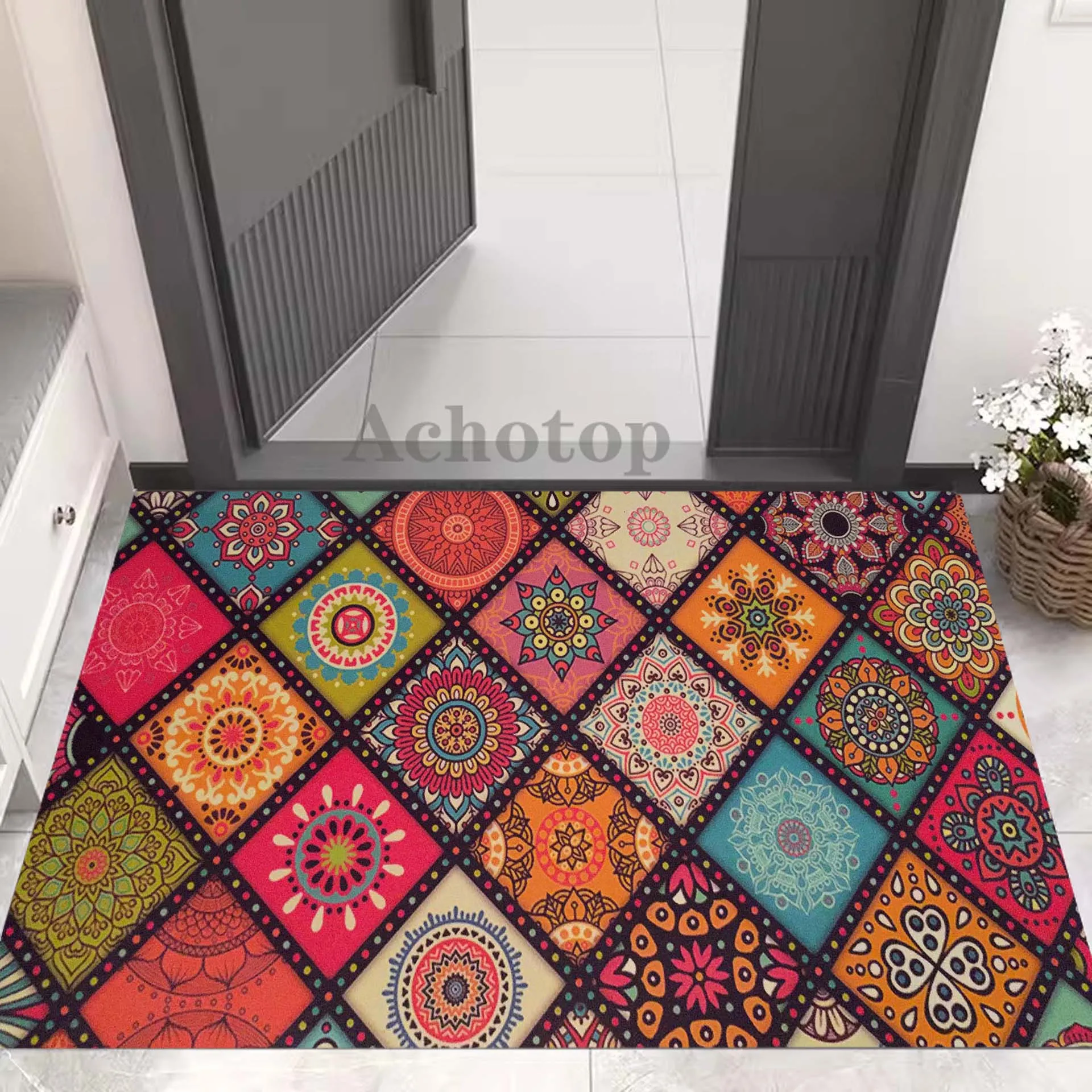

Diatom Door Mat Persian Carpet Room Carpet Gradient Rugs For Bedroom Area Floor Mat Home Decoration Absorbent Doormat BedroomRug
