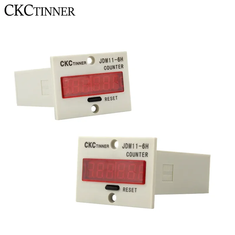 Digital Counter JDM11-6H Display Electronic Industrial Counter DC 12V 24V 36V AC 110V 220V 380V Proximity switch sensor count electronic counter