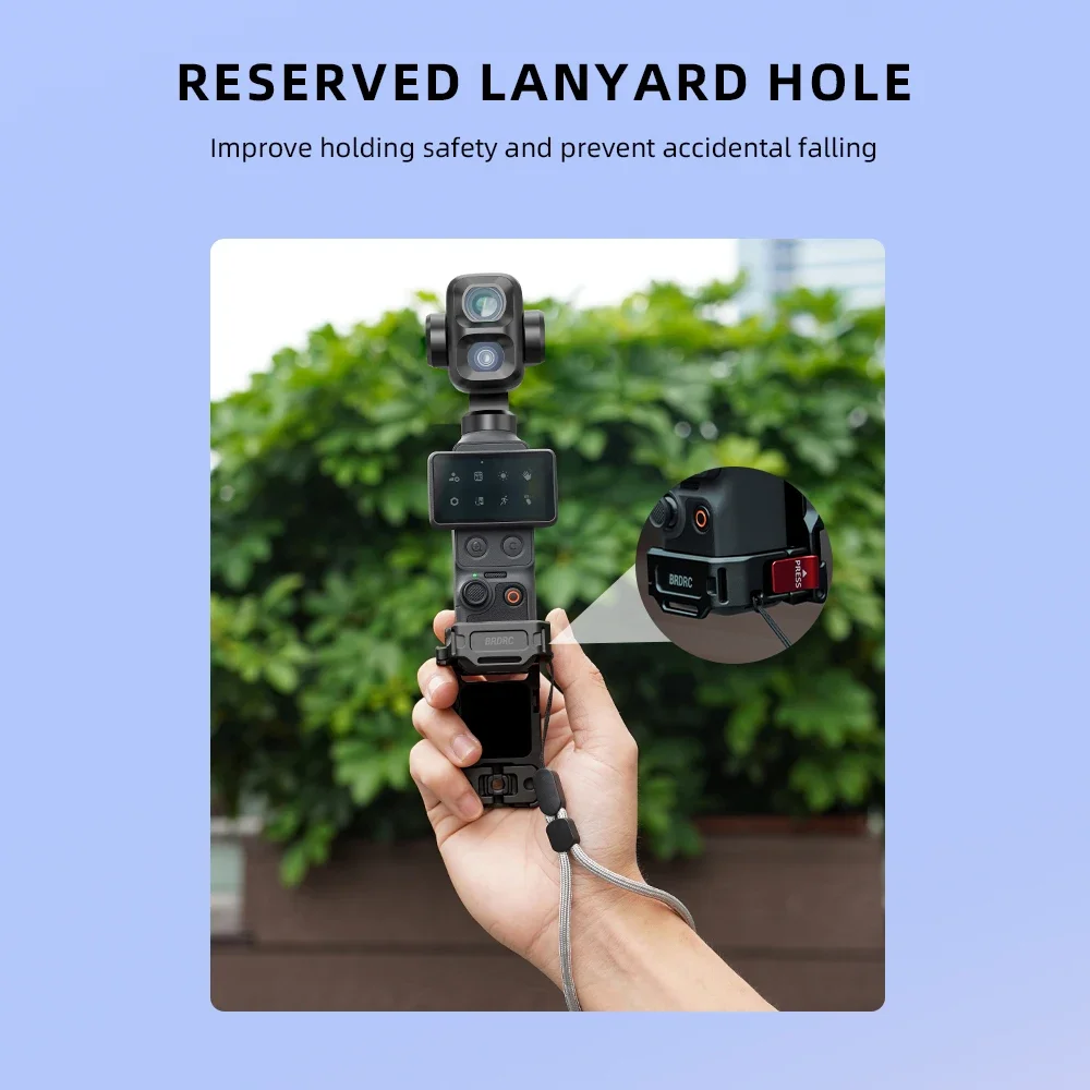 DJI Pocket 4/4 Pro/3용 BRDRC 마그네틱 마운트 금속 확장 브래킷 1/4 나사 구멍/2-클로 어댑터 사진 액세서리
