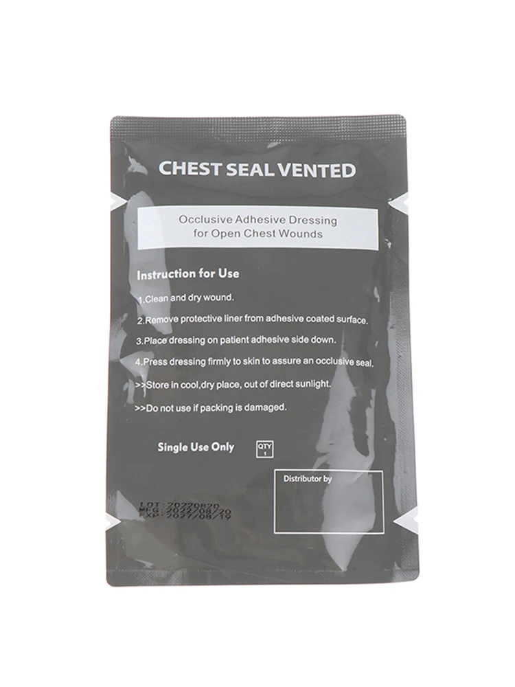 Medical Vent Seal Dressing For Open Chest Wounds First Aid Patch_voghion.com