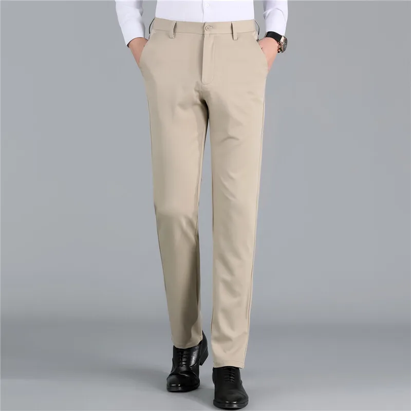 2022 Iron free Elastic Trousers Men's 