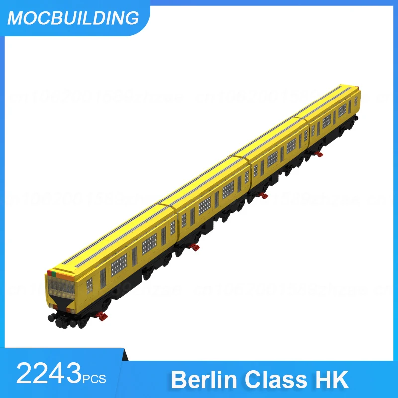 Фото Конструктор MOC OBB Intercity / BR 1144, модель поезда «сделай сам», сборные кирпичи для транспортировки, Обучающие рождественские игрушки, подарки, 2765 шт. №4