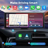 Universal Portable Carplay for Car Screen, Wireless Carplay Screen Wireless Car Stereo with Carplay Android Auto, Car Touchscree
