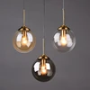 Modern Luxury Metal Chandelier Nordic Creative LED Glass Pendant Lamp Living Room Dining Room Bedside Simple Small Hanging Lamp 1