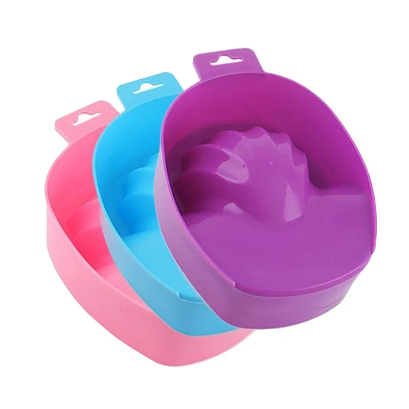 

1pcs Manicure Bowls Nail Soaking Soak Off Tray Bowls Nail Art Polish Remove Hand Wash Polishing Spa Tool