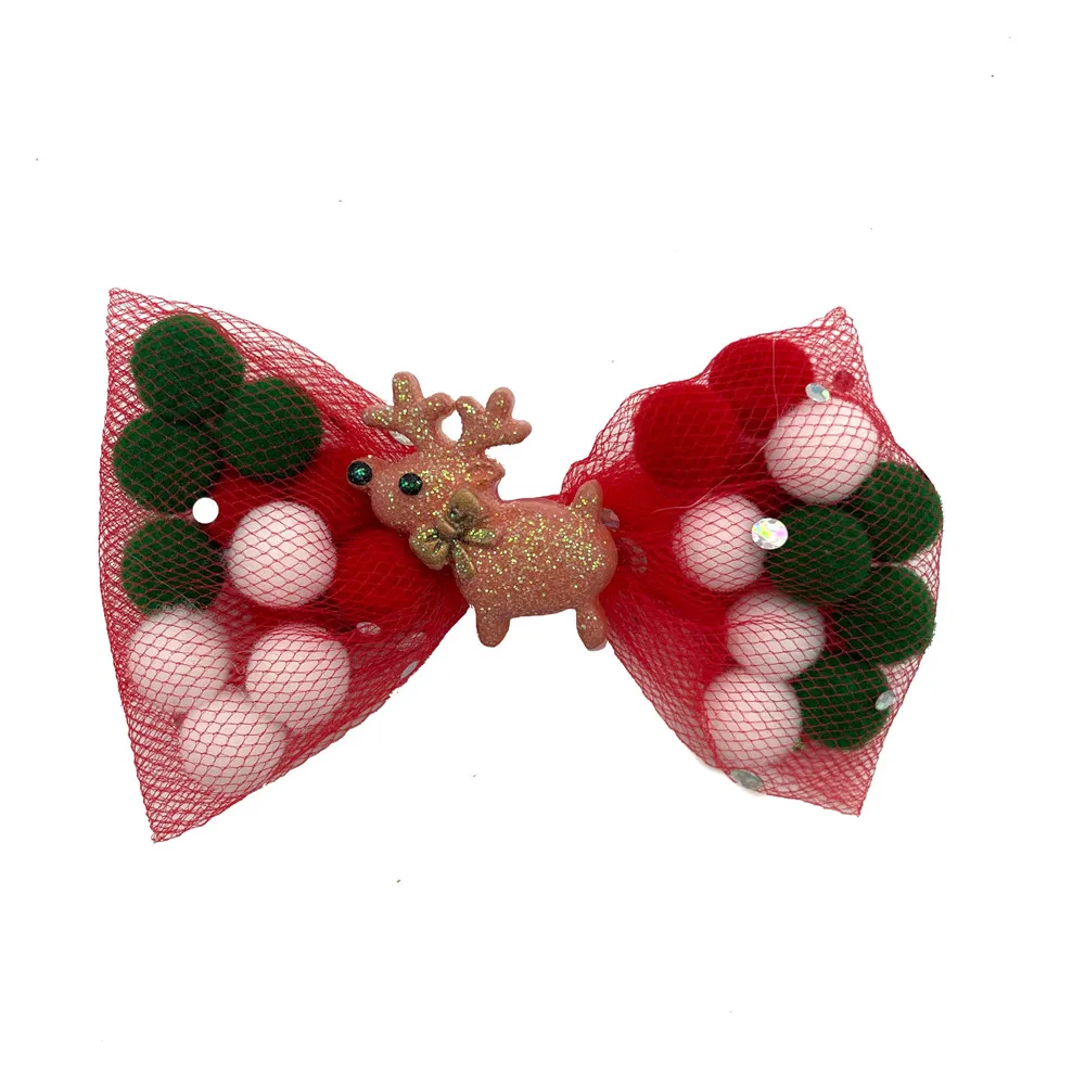 30/50pcs Christmas Dog Bow Tie Removable Dog Collar Santa Claus Xmas Deer Style Dog Bow Tie Dog Collar Dog Dog Accessories