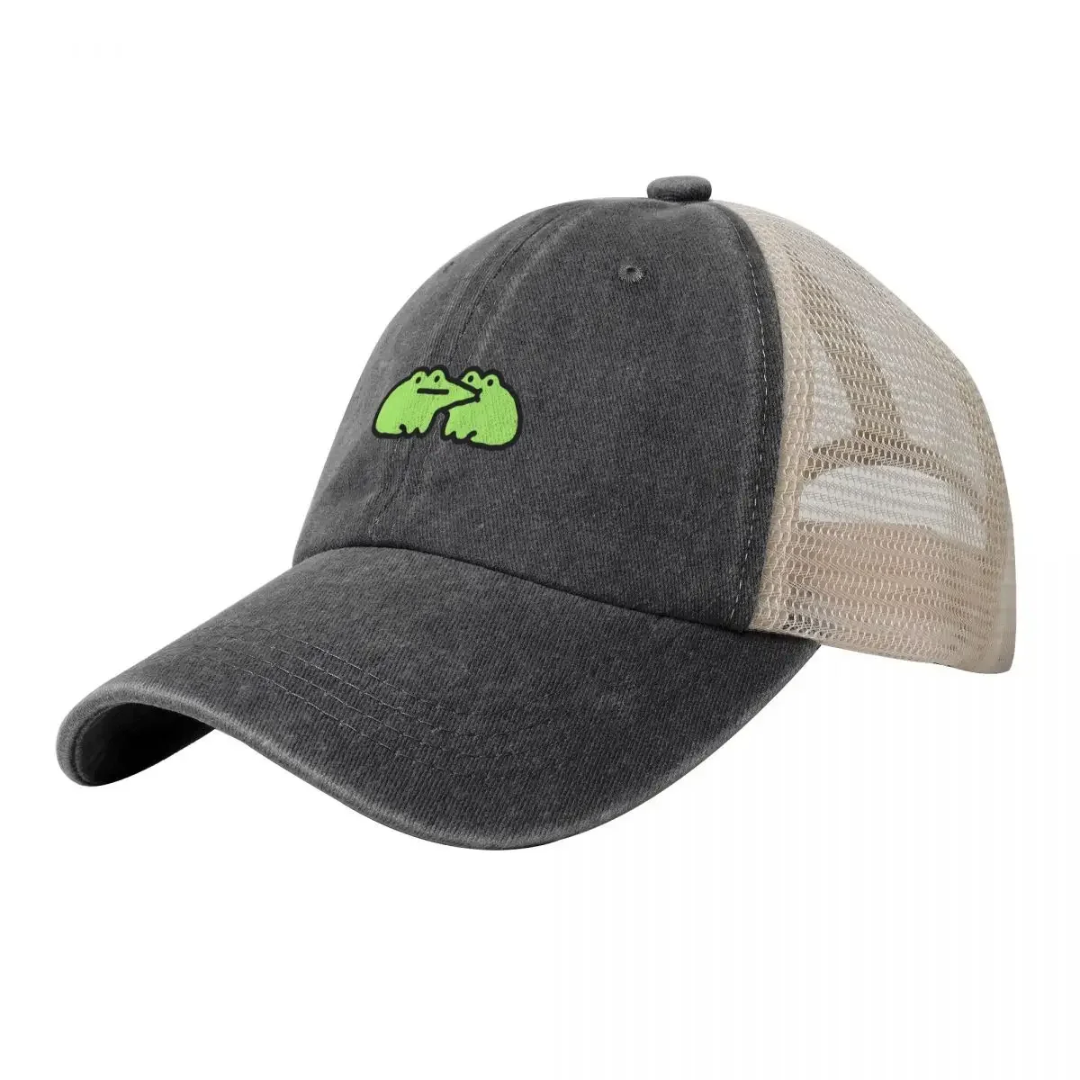 frog 04 Cowboy Mesh Baseball Cap birthday |-F-| Sun Hat For Children Men Caps Women's