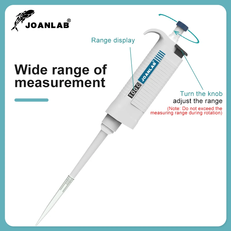 JOANLAB معدات مختبر ماصة ميكروبيبيت رقمية قابلة لل...