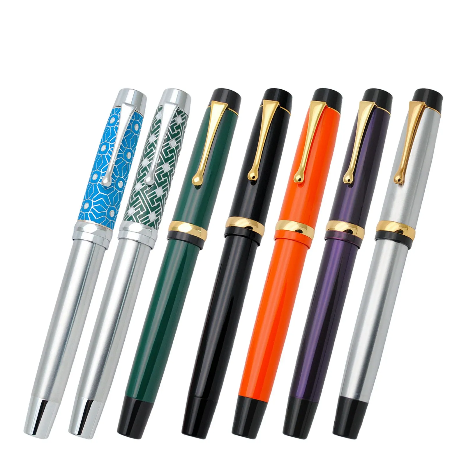 ゴールド メタル製 万年筆 クリップ付き