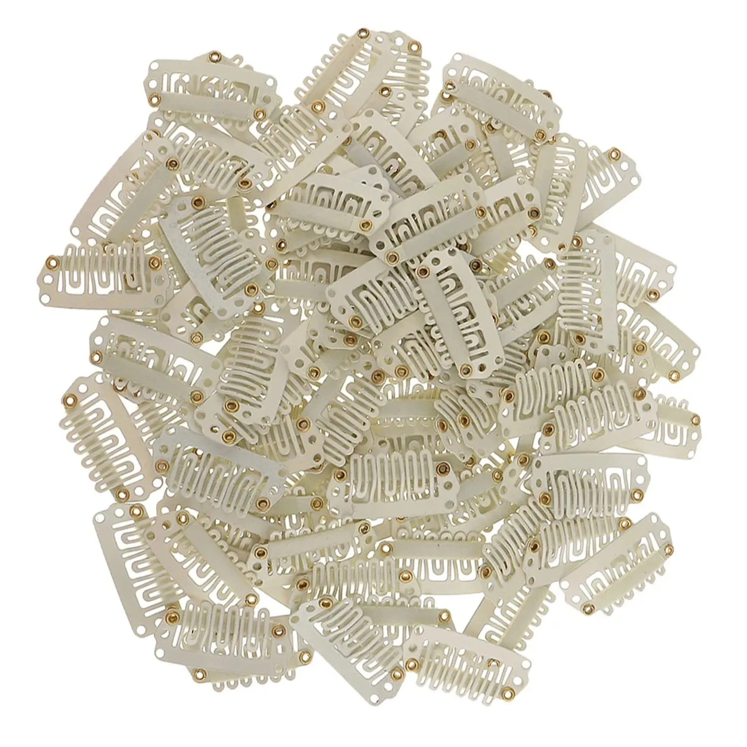 50/20pcs 2.3cm-3.2cm Black Brown Color Wig Clips Snap Clip For Hair Extension Wig Weft Wig PP Hairpins Large Clips Styling Tools