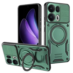 360° Metal Magnetic Rotating Ring Holder Phone Case Protector - OPPO Reno13 FS 5G (Green)
