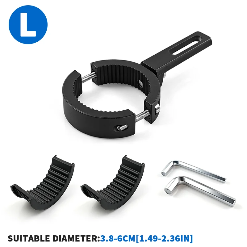 Motorcycle Auxiliary LED Spotlight Bracket and Headlight Support Clamp