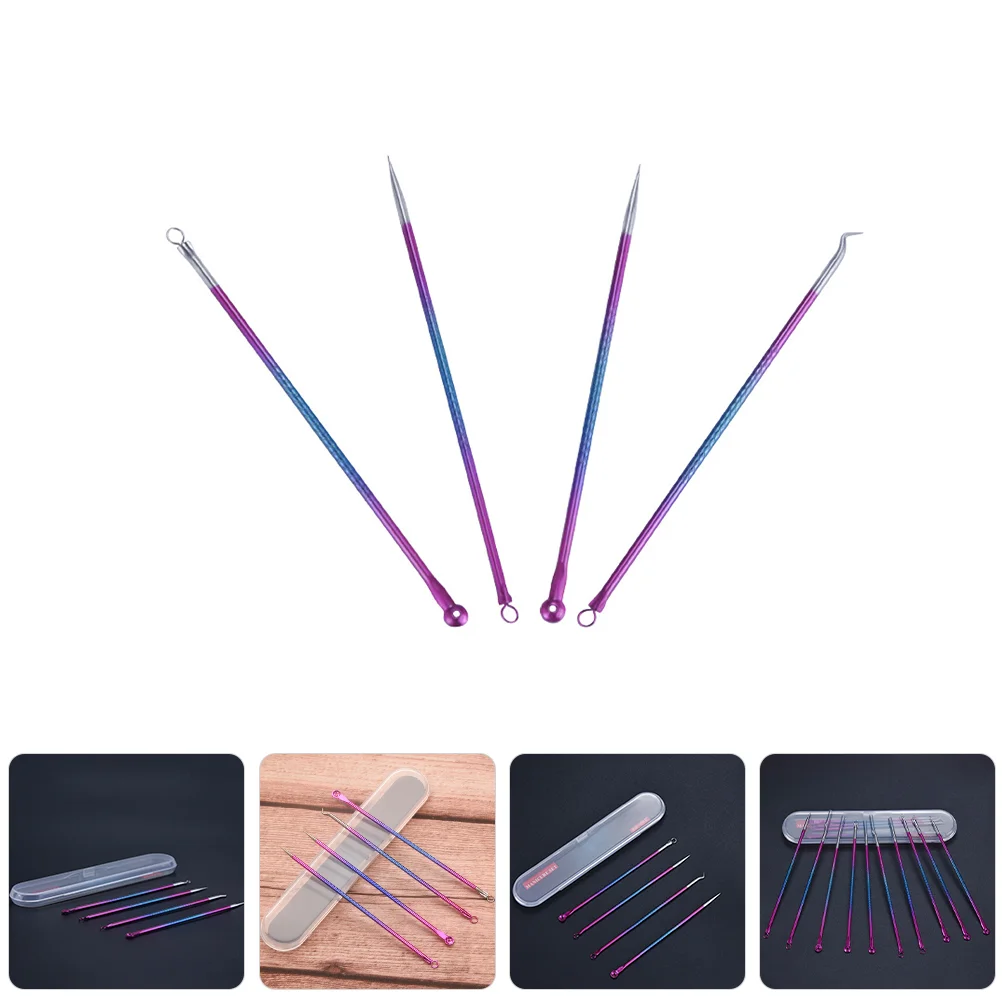 

Acne Needles Blackhead Removers Stainless Steel Blackhead Extractor Blackhead Removal Tools Acne Needles With Storage Box