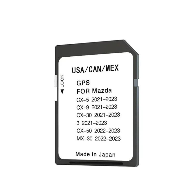 2021-2023 Mazda CX5 CX9 CX30 Mazda3 GPS Map SD Card Mazda
