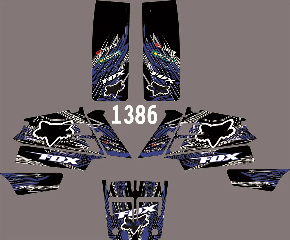 

3M Customized BANSHEE 350 ATV Graphics Kits Sticker ATV Decal for Ya-ma-ha BANSHEE 350 YFZ350 All Year