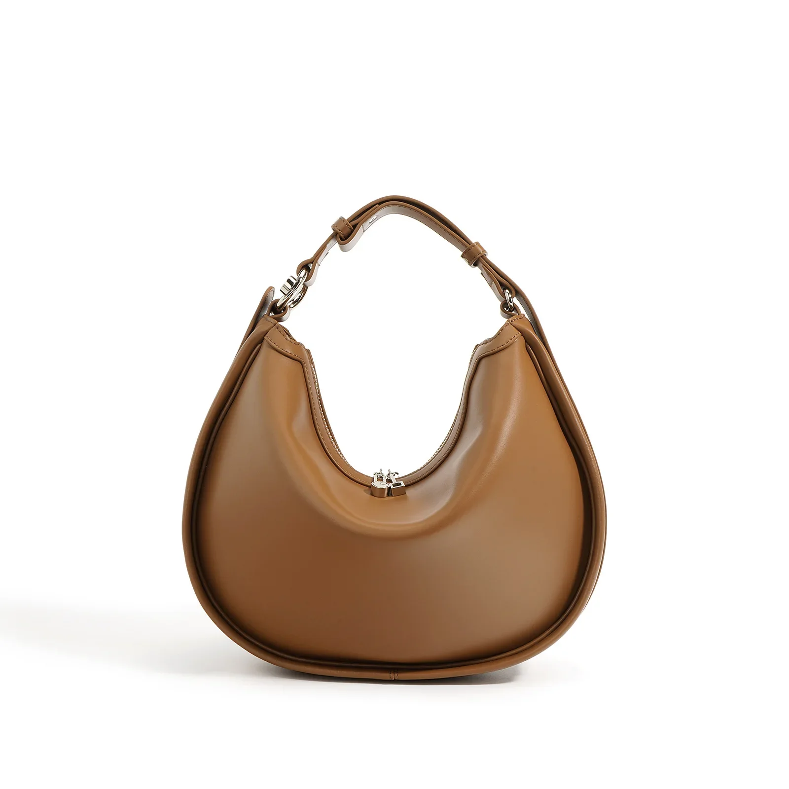

2023 New Women's Fashion Zipper Half Moon Design Ladies HandbagHigh Quality Underarm Women's Shoulder Bag