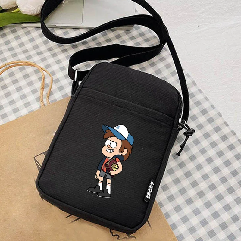 Gravity Falls Ladies Shoulder Bag Women's Small Funny Crossbody Phone Bags Students Single Shoulder Phone Bag Purse Underarm shoulder bag ladies handbag underarm bag crossbody bag