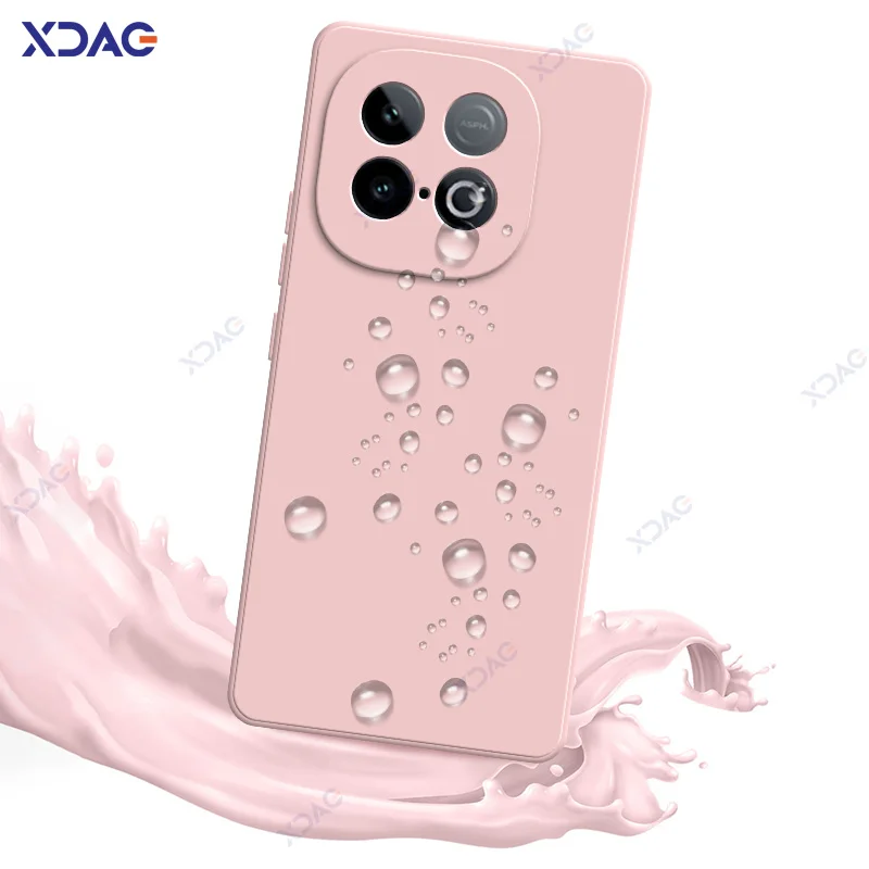 Luxurious Silicone Soft Back Cover with 360° Protection & Waterproof Design