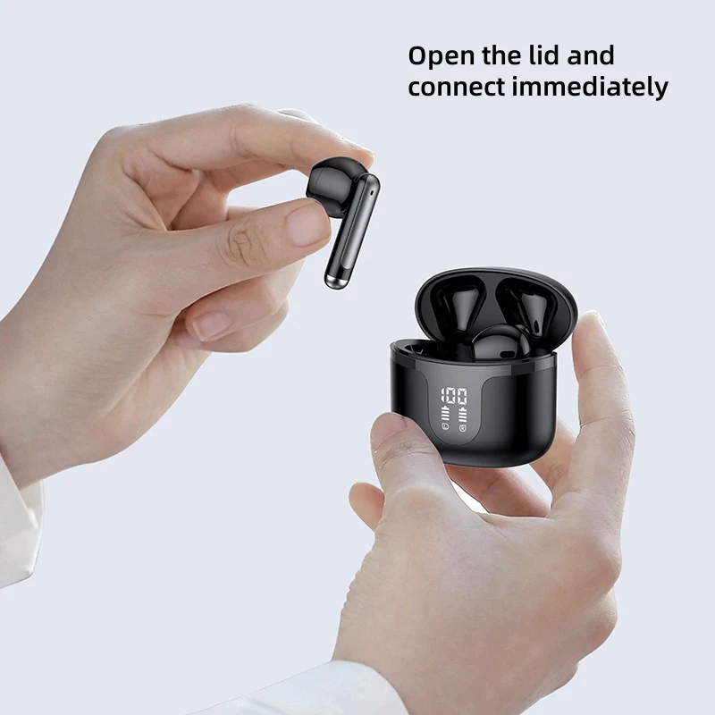 XIAOMI Wireless Earphones Bluetooth Headphone High Sound Headset for IPhone Led Display Sport Game Music In Ear Earbuds With Mic