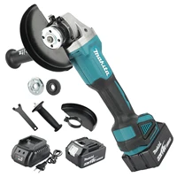 Makita 18V DGA404 Brushless Lithium Electric Angle Grinder Rechargeable Cutting Machine High Power Polishing Machine