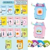 Talking FlashCards for Kids Early Education Flash Card Preschool Montessori Toy, English/Spanish/French/German/Italian/Russian 5
