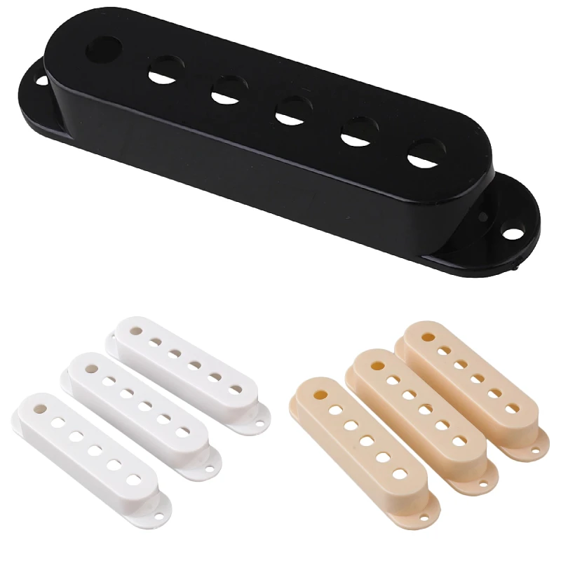 

3Pcs Electric Guitar Single Coil Pickups Cover 50/52/52 white