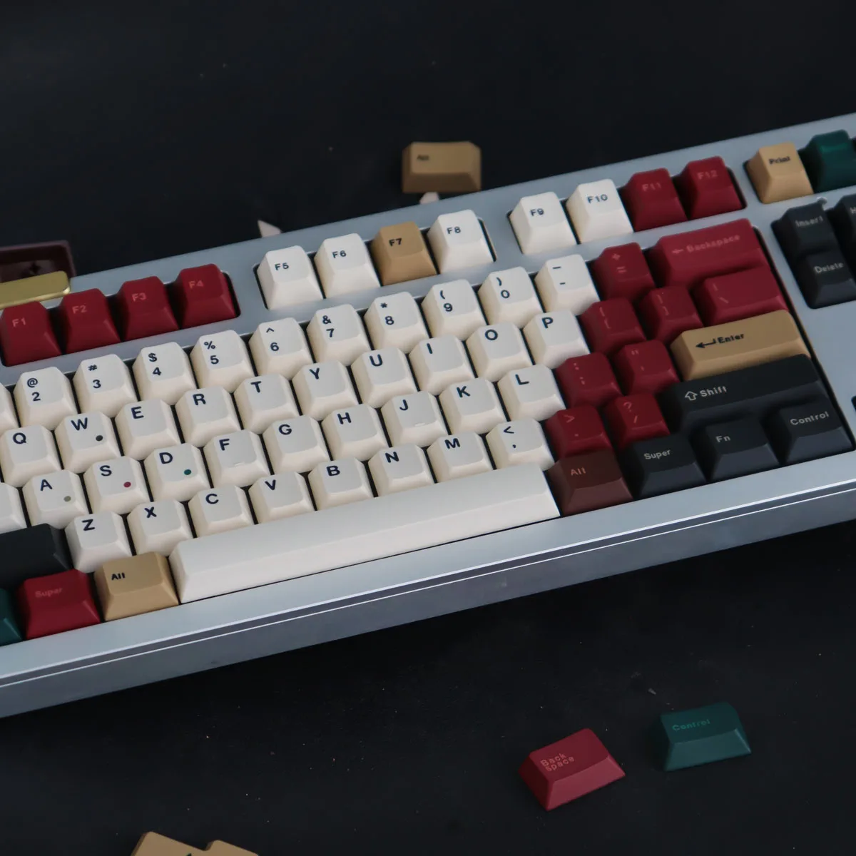 criativo, gravação a laser, tampa do teclado,