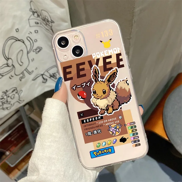 Pokemon Pikachu Phone Case For IPhone 11 12 Pro MAX 7 Plus XS XR XS Max 13 Pro 7 8 6S transparent phone c Hot Silicone Case Gift Clear ST-21853