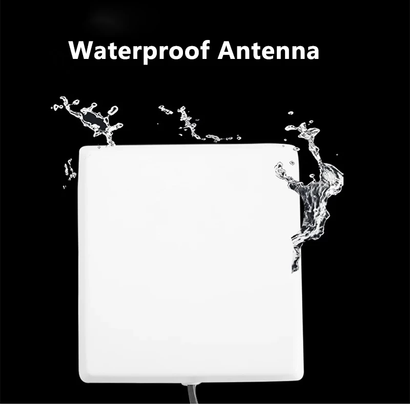 800~3800Mhz 5G 4G LTE High Gain 30DBI Directional WiFi Flat Panel MIMO Antenna Outdoor Waterproof N SMA Female