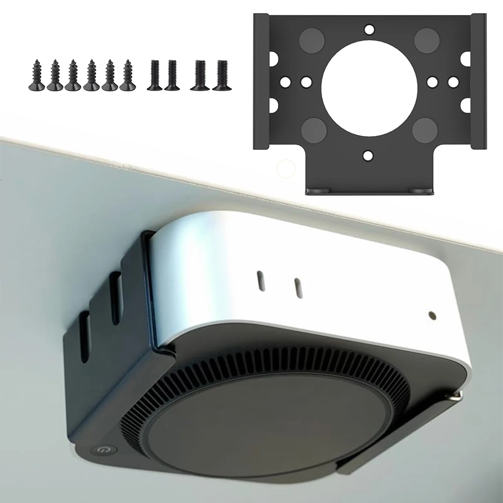 책상 아래 장착형 금속 마운트 홀더 브래킷 모니터 마운트 홀더 액세서리 (맥 미니 M4/M4 Pro 2024용)