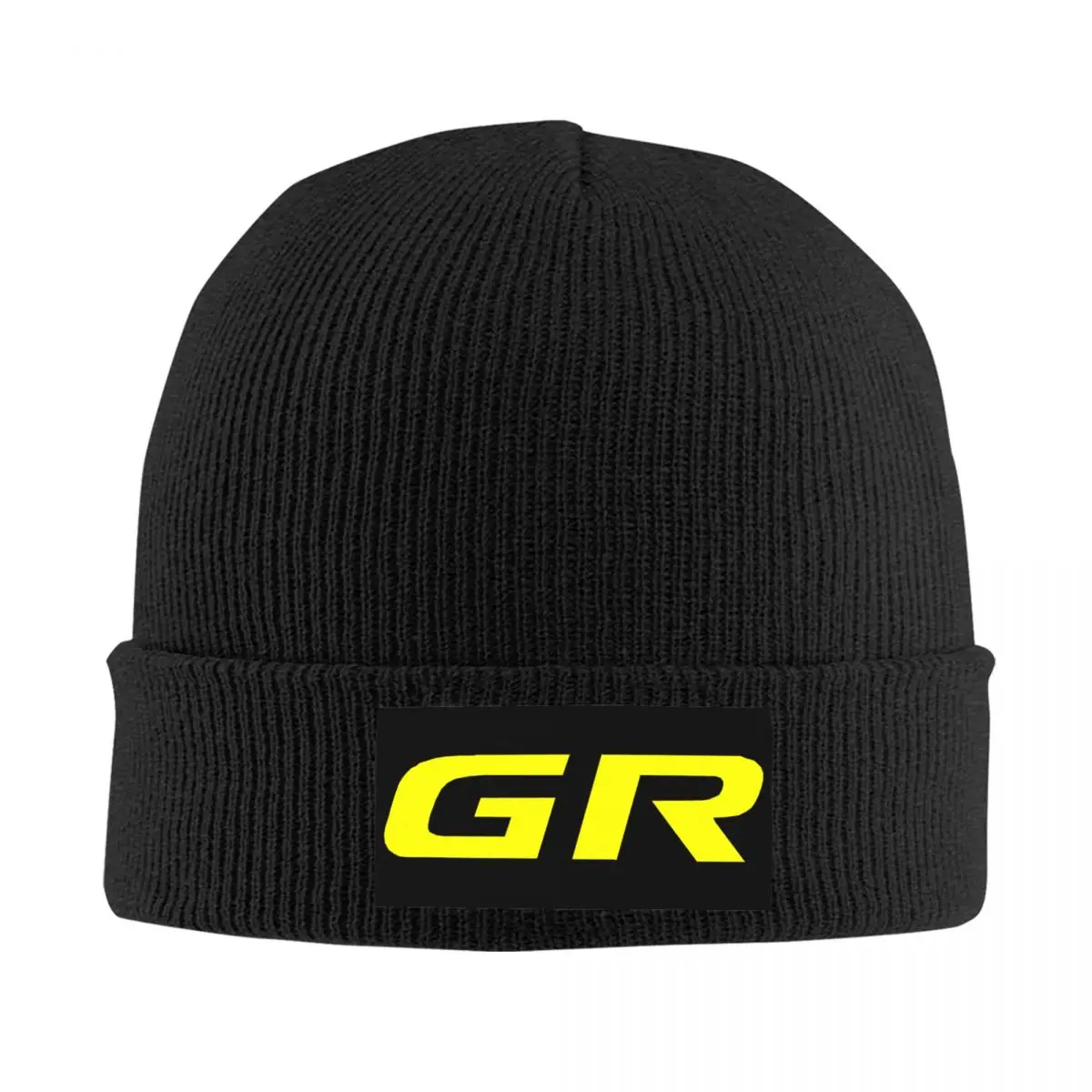 

Yellow GR Automotive Sport Racing Beanie Cap Unisex Winter Warm Bonnet Homme Knitted Hats Fashion Outdoor Skullies Beanies Caps
