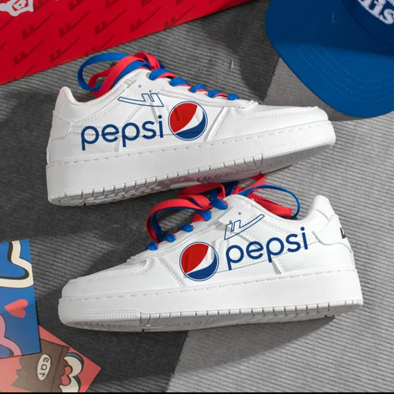 Warrior Original Sakura PepsiCo Branded Print Shoes for Men Limited Edition Couple Casual Board Shoes Male Sneakers Free Shippin 5