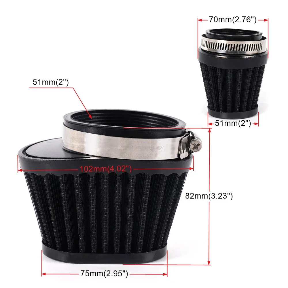 Lot de 2 Filtres à Charbon pour Masque Anti-Poussière 55mm