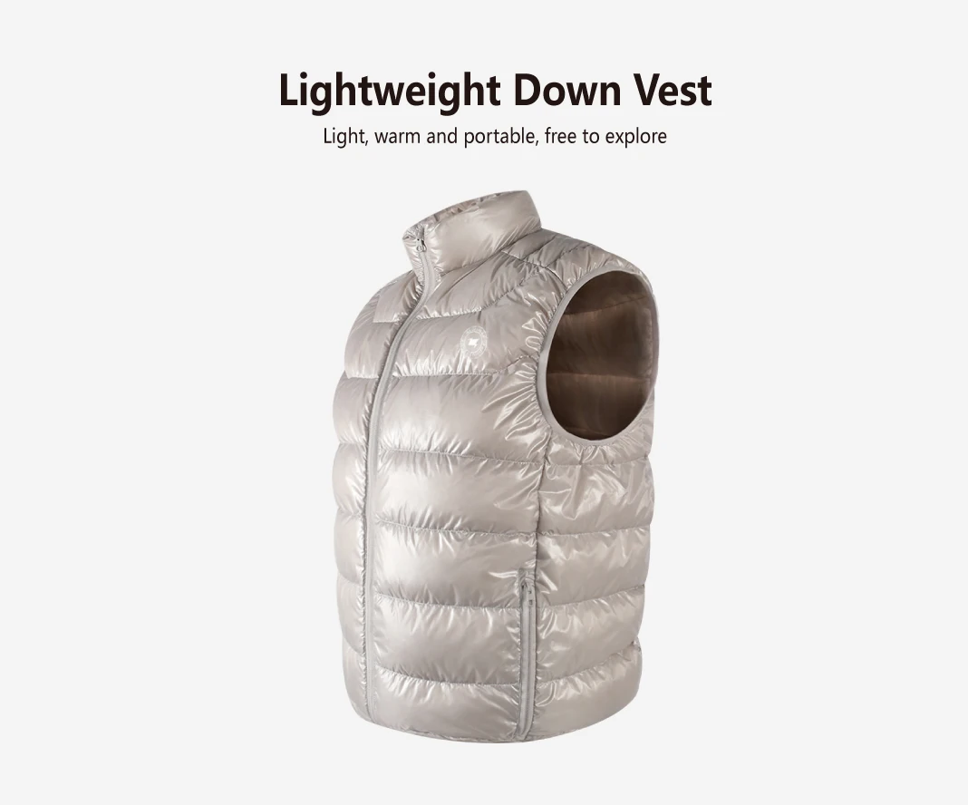 Description Picture 3 of itemAEGISMAX Premium Men Down Vest for Hiking Climbing Skiing Winter Sleeveless Jacket Ultralight Goose Down Waistcoat Unisex