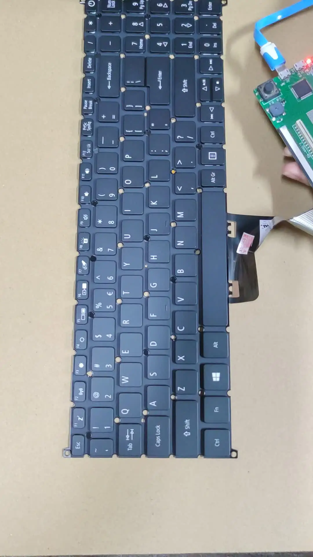 Spanish LA PT-PO UK Backlit Keyboard for Asus ZenBook 14 UX425