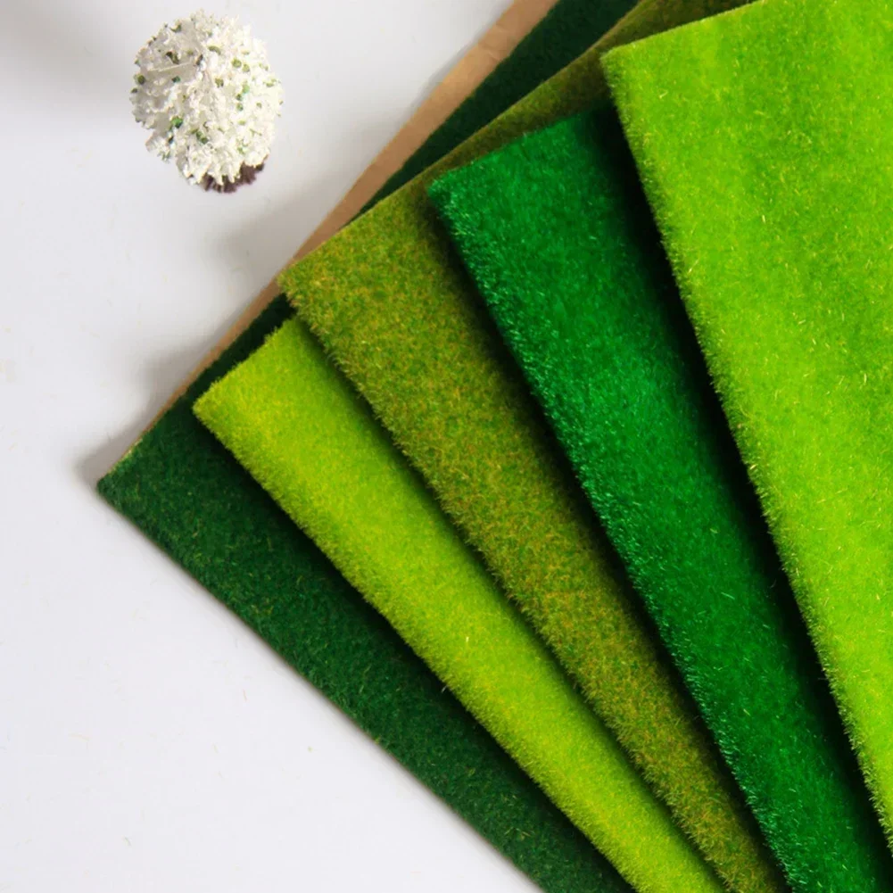 Artificial Lawns Grass Mat Landscape Grass Mat For Miniature Model Train Architectural Layout Lawns Fake Turf Decor Garden