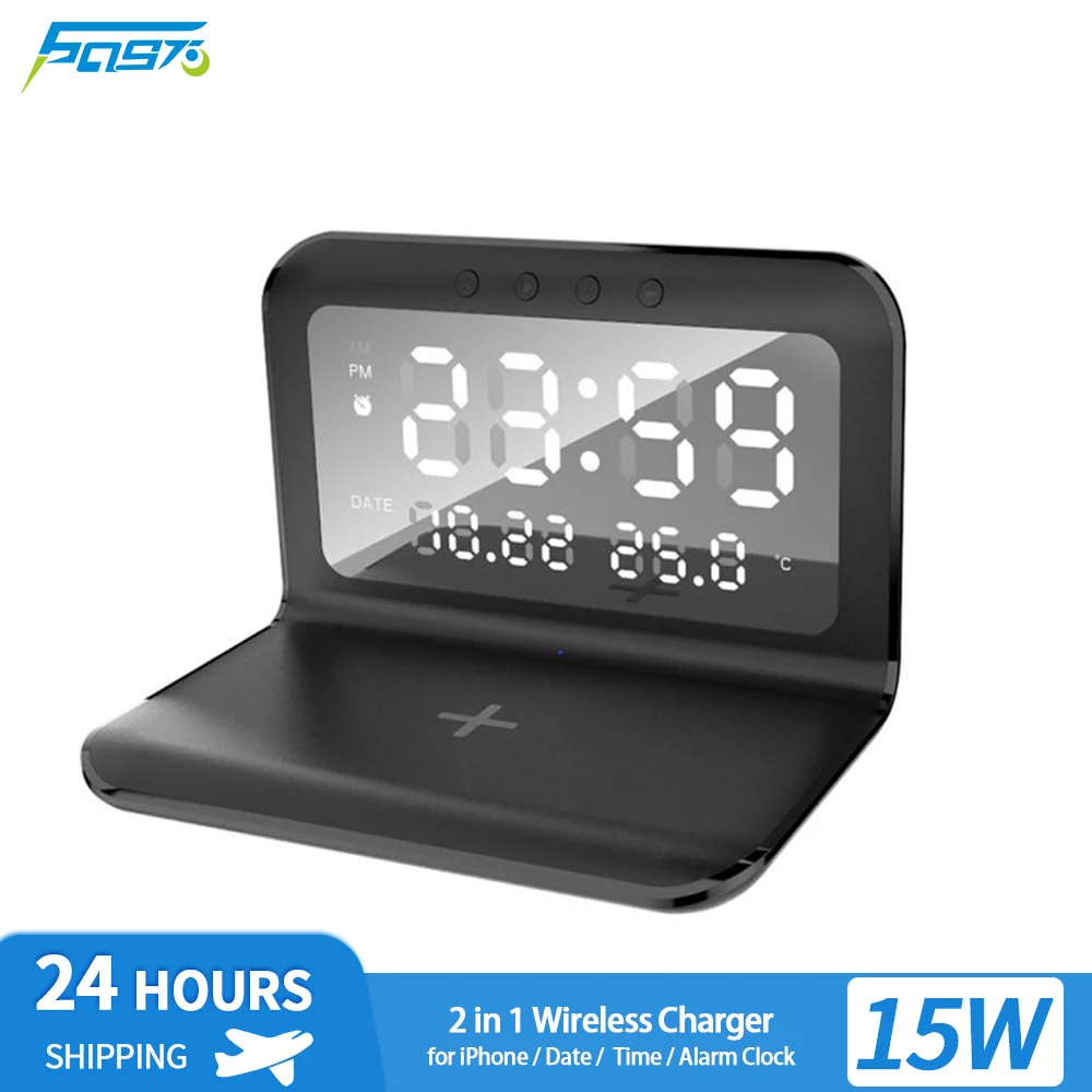 15w 2 In 1 Detachable Wireless Chargers For Iphones 12 Portable