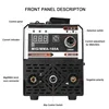 2in1 MIG MMA Welders Carbon Dioxide Gases-Shielded and Manual Welding Multipurpose IGBT Direct Current Inverter Welders 2