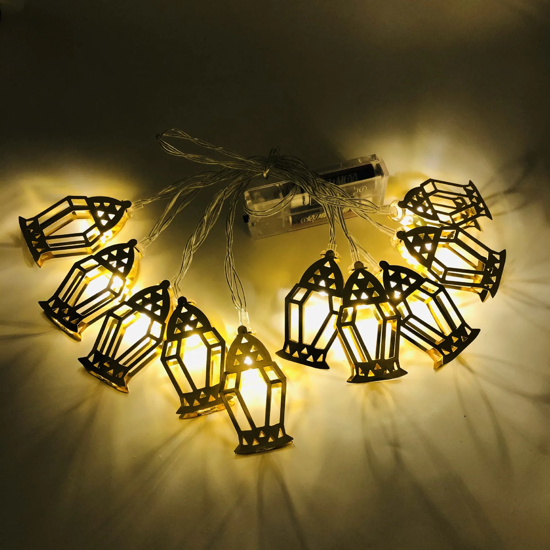 Guirlande lumineuse LED pour Ramadan, alimentée par batterie, pour fête  intérieure et extérieure, arbre Eid - AliExpress