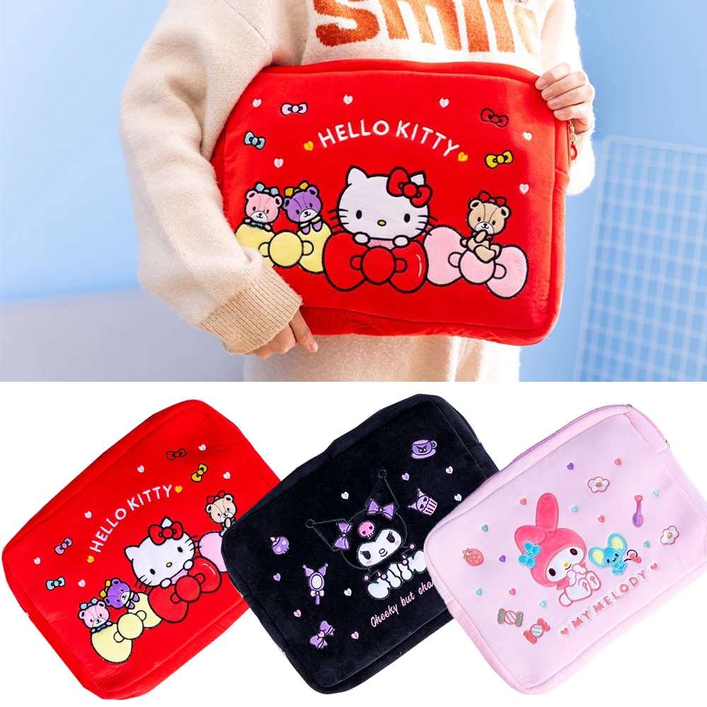 Kawaii Laptop Pouch Kuromi Laptop Bags Tablet Storage Bag
