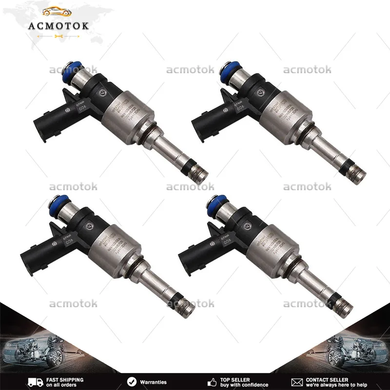 

Набор из 4 новых топливных форсунок 35310-2B350 для Hyundai Elantra GT Kona Sonata Veloster Kia Forte Optima Seltos Soul