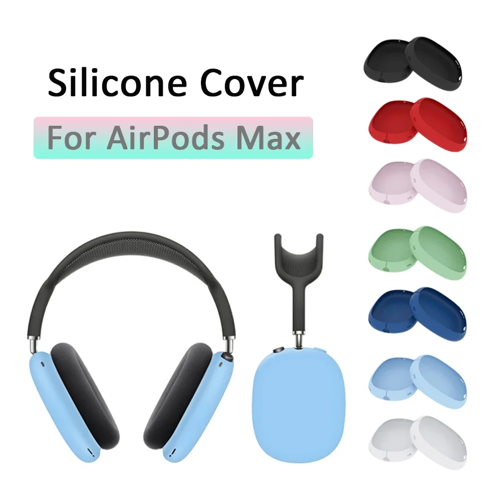 Custodia In Silicone Per Airpods Max True Wireless Headphone Protezione Antiurto Con Due Lati Antiscivolo Per Custodie Air Pods Max