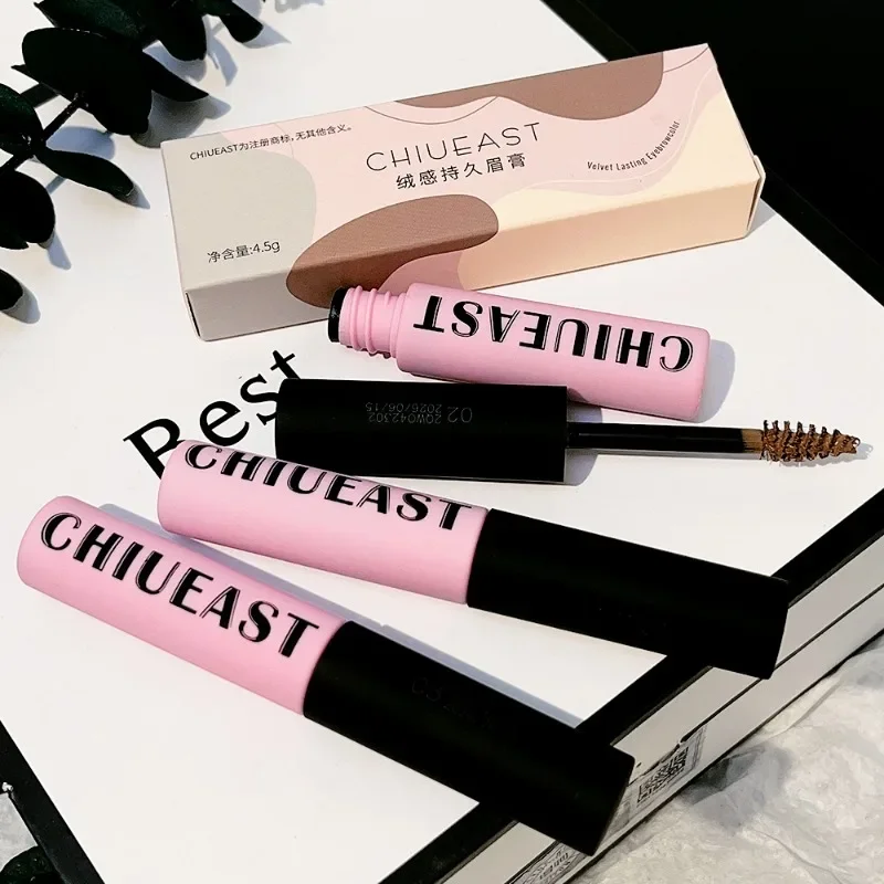 Matte Dyeing Eyebrow Cream Makeup Waterproof Lasting Liquid Dye Eyebrow Enhacer Gel Quick Dry Black Brown Mascara Tint Cosmetics 6